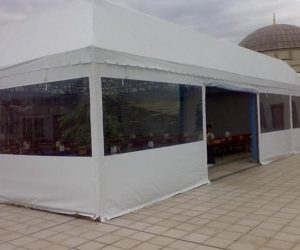 Atalar Fermuarlı Şeffaf Kış Bahçesi