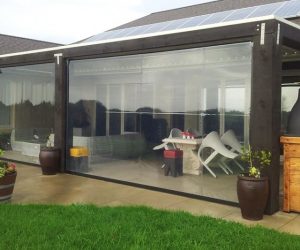 Başıbüyük Fermuarlı Şeffaf Kış Bahçesi