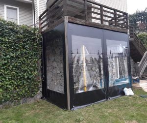 Büyükbakkalköy Fermuarlı Şeffaf Kış Bahçesi