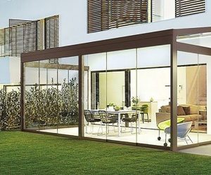 Kartal Fermuarlı Şeffaf Kış Bahçesi